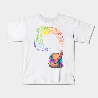 Cute Elephant Kids T-Shirt